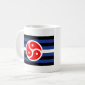 Mug Drapeau de fierté de pratique en cuir (Devant gauche)