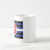 Mug Drapeau de fierté de pratique en cuir (Centre)