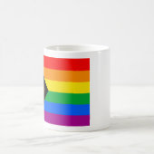 Mug Drapeau de fierté de progrès LGBTQ+ (Centre)
