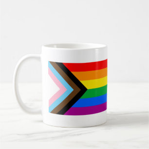Mug Drapeau de fierté de progrès LGBTQ+