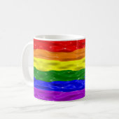 Mug Drapeau de fierté de SlipperyJoe's vernis liquide  (Devant gauche)