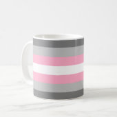 Mug Drapeau de fierté demifille (Devant gauche)