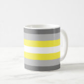 Mug Drapeau de fierté demigender (Devant droit)