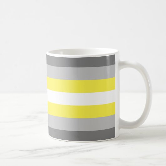 Mug Drapeau de fierté demigender (Droite)