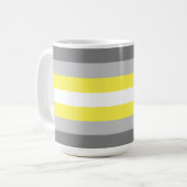 Mug Drapeau de fierté demigender (Devant gauche)