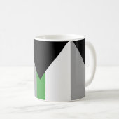 Mug Drapeau de fierté demiromantique (Devant droit)