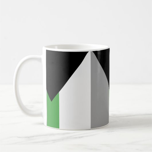 Mug Drapeau de fierté demiromantique (Gauche)