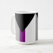 Mug Drapeau de fierté demisexuel (Devant gauche)