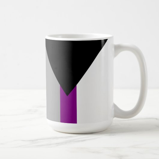 Mug Drapeau de fierté demisexuel (Droite)