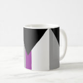 Mug Drapeau de fierté demisexuelle (Devant droit)