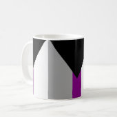 Mug Drapeau de fierté demisexuelle (Devant gauche)