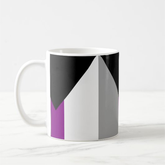 Mug Drapeau de fierté demisexuelle (Gauche)