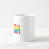 Mug Drapeau de fierté d'inclusivité humaine (Centre)