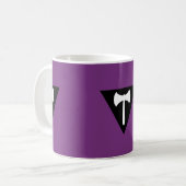 Mug Drapeau de fierté du Labrys lesbien (Devant gauche)