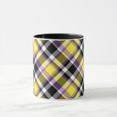Mug Drapeau de fierté éclectique boho non binaire à ca (Centre)