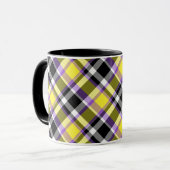 Mug Drapeau de fierté éclectique boho non binaire à ca (Devant gauche)