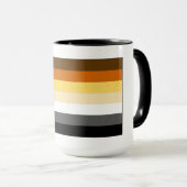 Mug Drapeau de fierté Gay Bear (Devant droit)