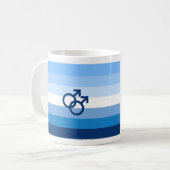 Mug Drapeau de fierté gay MLM (Devant gauche)