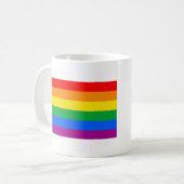 Mug Drapeau de fierté gay traditionnel (Devant gauche)