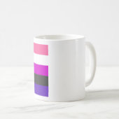 Mug Drapeau de fierté genderfluid (Devant droit)