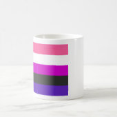 Mug Drapeau de fierté genderfluid (Centre)