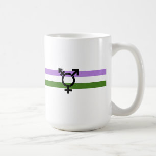Mug Drapeau de fierté genderqueer