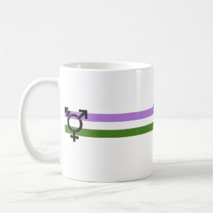 Mug Drapeau de fierté genderqueer