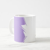 Mug Drapeau de fierté genderqueer abstrait (Devant gauche)