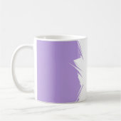 Mug Drapeau de fierté genderqueer abstrait (Gauche)
