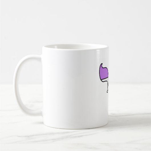 Mug Drapeau de fierté genderqueer Chai  (Gauche)