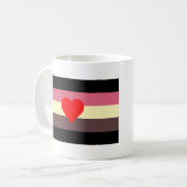 Mug Drapeau de fierté grasse (Devant gauche)