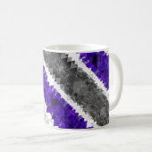 Mug Drapeau de fierté Greygender Boho Géométrique Mod (Devant droit)