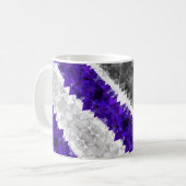 Mug Drapeau de fierté Greygender Boho Géométrique Mod (Devant gauche)