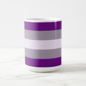 Mug Drapeau de fierté grise sexuelle (Centre)