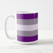 Mug Drapeau de fierté grise sexuelle (Gauche)