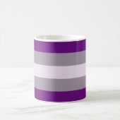 Mug Drapeau de fierté grise sexuelle (Centre)