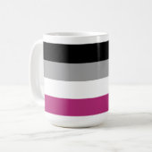 Mug Drapeau de fierté gynéphile (Devant gauche)