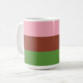 Mug Drapeau de fierté gynosexuel (Devant gauche)