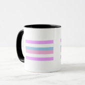 Mug Drapeau de fierté intersexe (Devant gauche)