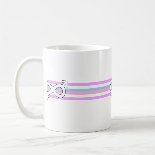 Mug Drapeau de fierté intersexe (Gauche)