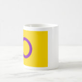 Mug Drapeau de fierté intersexe (Centre)