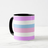 Mug Drapeau de fierté intersexe (Devant gauche)
