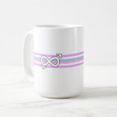 Mug Drapeau de fierté intersexe (Devant gauche)