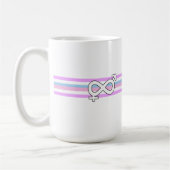 Mug Drapeau de fierté intersexe (Gauche)