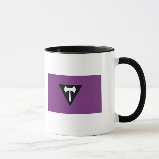 Mug Drapeau de fierté lesbienne (Droite)