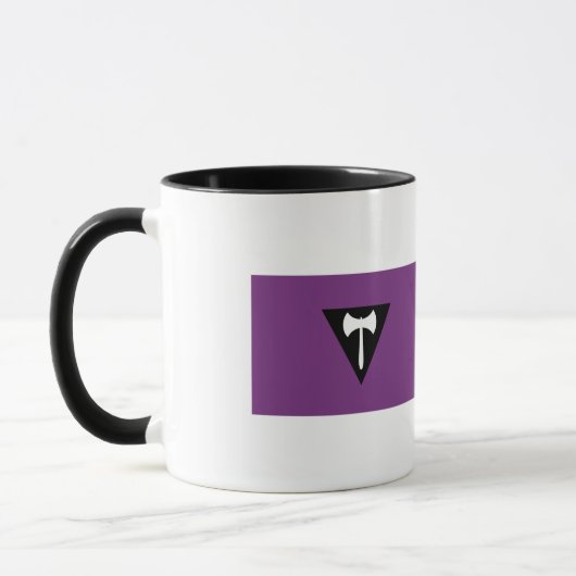 Mug Drapeau de fierté lesbienne (Gauche)