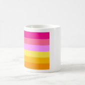 Mug Drapeau de fierté lesbienne (Aube) (Centre)