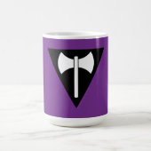 Mug Drapeau de fierté lesbienne SlipperyJoe puissant s (Centre)