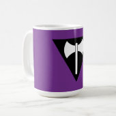 Mug Drapeau de fierté lesbienne SlipperyJoe puissant s (Devant gauche)