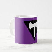 Mug Drapeau de fierté lesbienne SlipperyJoe puissant s (Devant gauche)